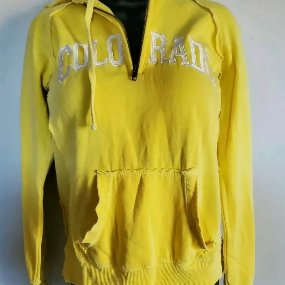 TOO COOL Colorado Womens Zip Up Hoodie Sweater Siz